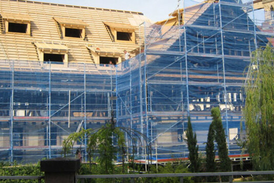 Refurbishment of a half-timbered building